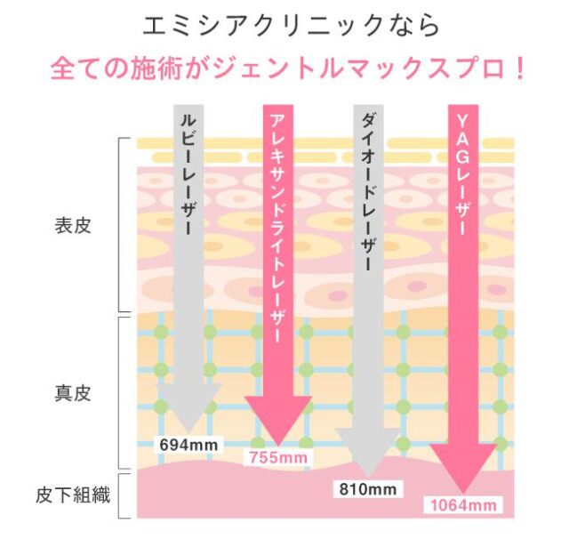 エミシアクリニック EMISHIA CLINIC 医療脱毛 特徴