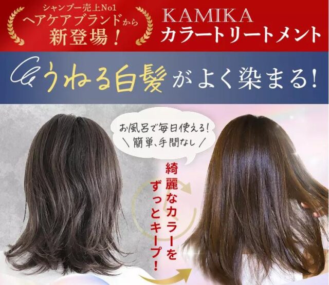 KAMIKA カミカ 白髪染めカラートリートメント 特徴