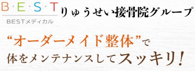 りゅうせい接骨院 オーダーメイド整体 特徴