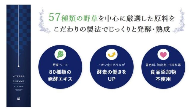 ヴィテラ酵素 Viterra酵素 特徴
